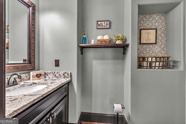 401 Sara Ct, Loganville, GA 30052 - bathroom with vanity