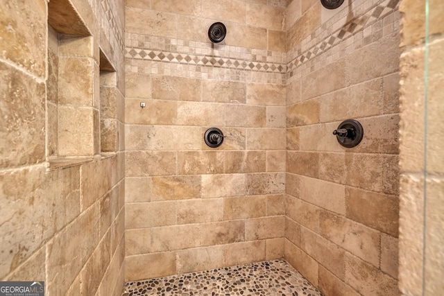 401 Sara Ct, Loganville, GA 30052 - interior space with tiled shower