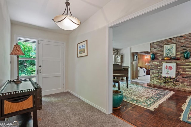 1144 Evergreen Dr NE, Atlanta, GA 30319 - entrance foyer with baseboards