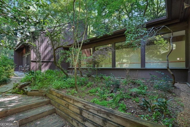 1144 Evergreen Dr NE, Atlanta, GA 30319 - view of yard featuring a sunroom