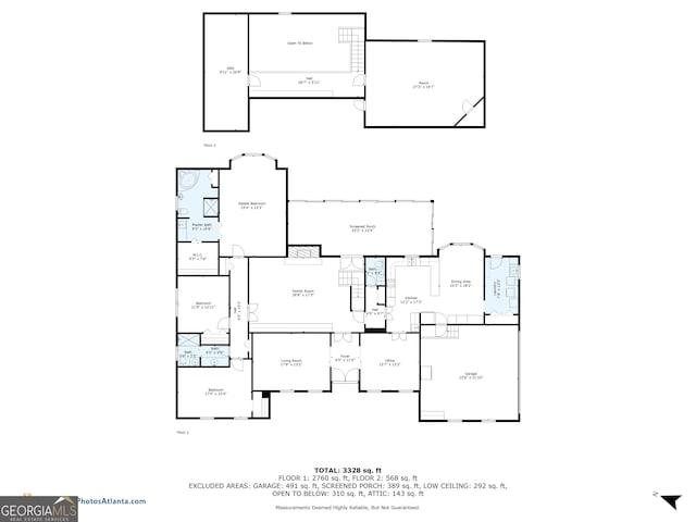 1009 Liberty Church Rd NE, Ranger, GA 30734 - floor plan / room layout