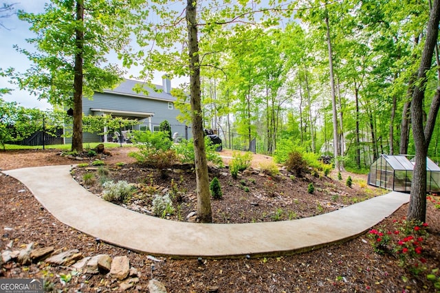 405 Adler Pt, Carrollton, GA 30117 - view of yard featuring an exterior structure and an outbuilding