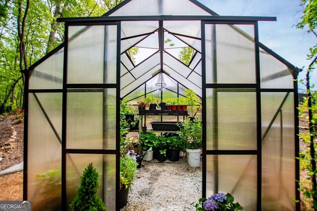 view of greenhouse
