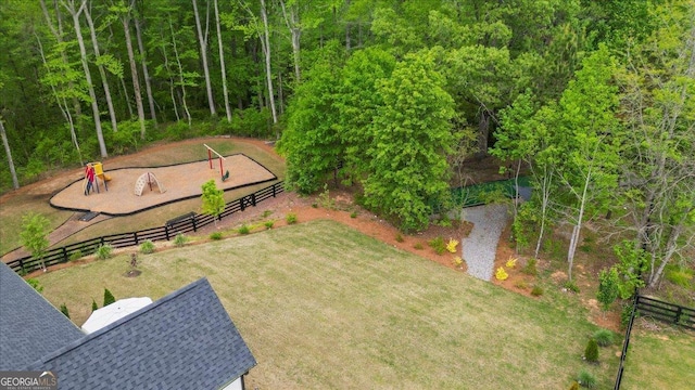 drone / aerial view