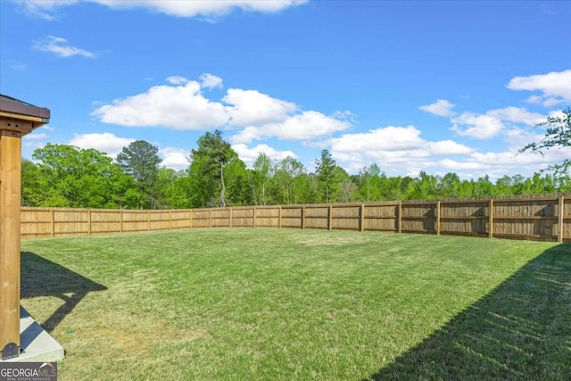 view of yard