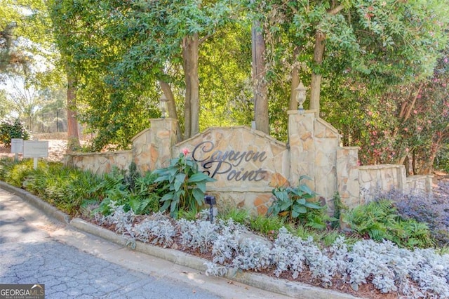 1206 Canyon Point Cir, Roswell, GA 30076 - view of community sign