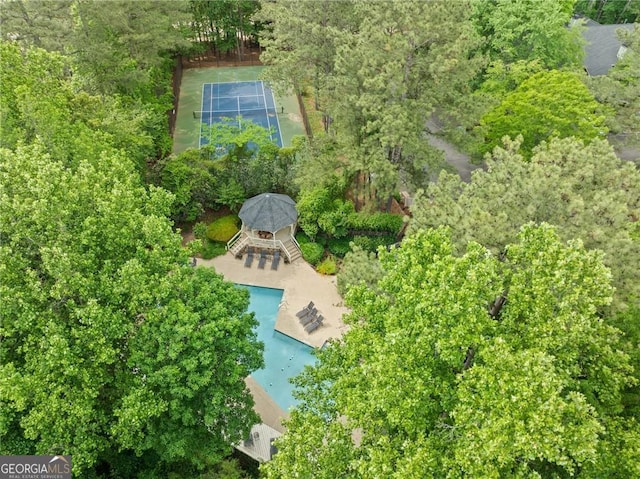 1206 Canyon Point Cir, Roswell, GA 30076 - birds eye view of property