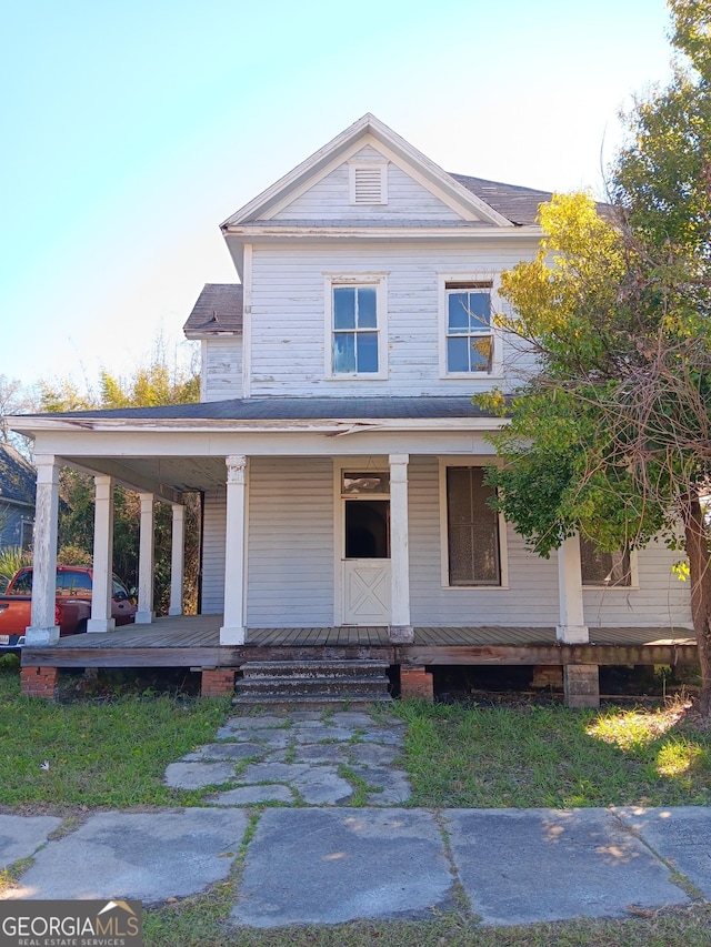 506 Mcdonald St, Waycross, GA 31503 - view of front of property with covered porch