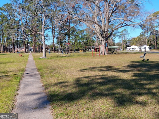 506 Mcdonald St, Waycross, GA 31503 - view of home's community with playground community and a yard