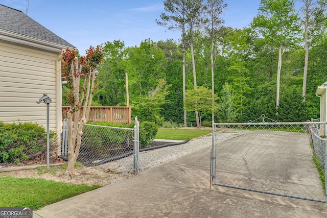 1320 Pinyon Pl, Lawrenceville, GA 30043 - view of patio / terrace featuring fence and a gate
