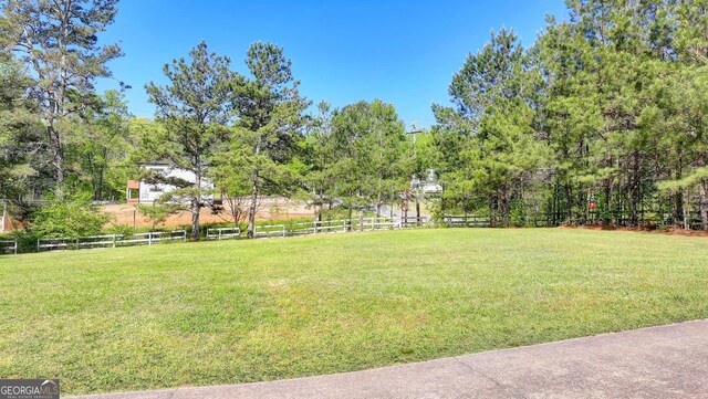 5800 S Richland Creek Rd, Buford, GA 30518 - view of yard featuring fence