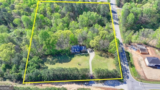 5800 S Richland Creek Rd, Buford, GA 30518 - bird's eye view with a forest view