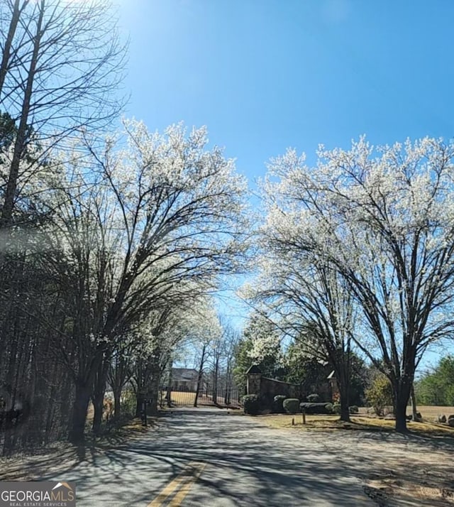 view of road