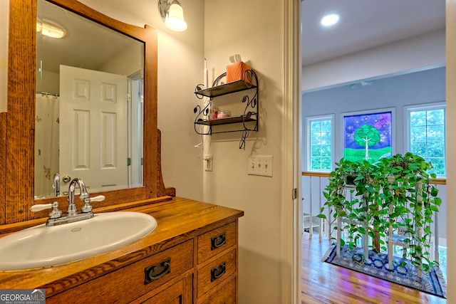 327 Kissimmee Trl, Cornelia, GA 30531 - bathroom with vanity and plenty of natural light