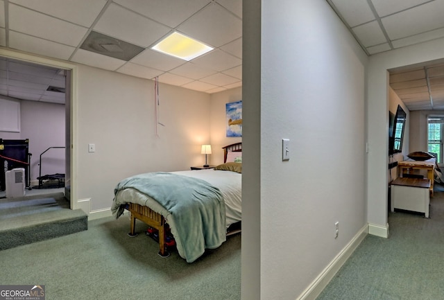 327 Kissimmee Trl, Cornelia, GA 30531 - carpeted bedroom with a paneled ceiling and baseboards