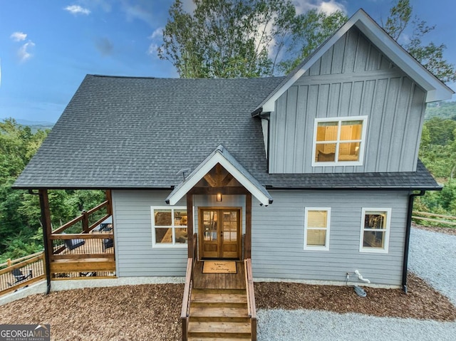 1016 Twisted Oak Rd Unit 115, Talking Rock, GA 30175 - view of front of home with board and batten siding and a shingled roof