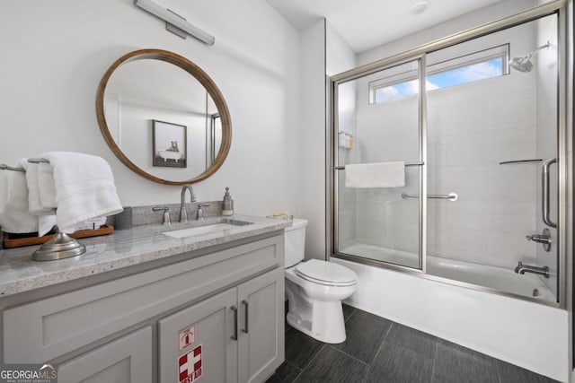 1016 Twisted Oak Rd Unit 115, Talking Rock, GA 30175 - bathroom with vanity and bath / shower combo with glass door