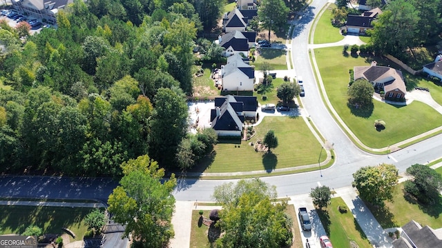 birds eye view of property featuring a residential view