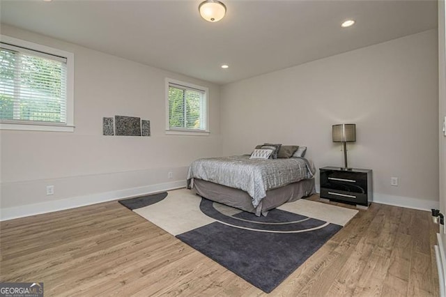 820 Fair View Cir, Roswell, GA 30076 - bedroom featuring recessed lighting, wood finished floors, and baseboards