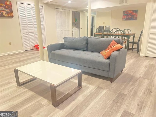 3629 Embry Cir, Atlanta, GA 30341 - living room with light wood-type flooring and baseboards