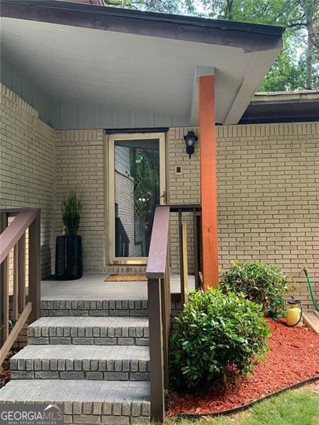 3629 Embry Cir, Atlanta, GA 30341 - doorway to property featuring brick siding