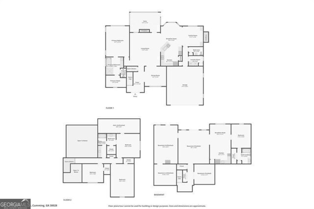6565 Scottsfield Trce, Cumming, GA 30028 - floor plan