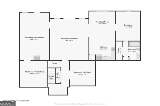 6565 Scottsfield Trce, Cumming, GA 30028 - view of layout
