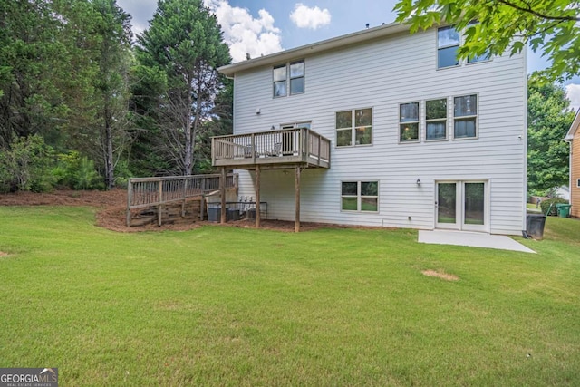 2675 Sugar Mill Dr, Atlanta, GA 30316 - rear view of property featuring a patio area, a yard, and a deck