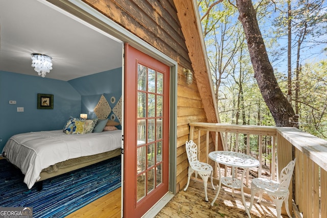 366 Crabapple Rdg, Clarkesville, GA 30523 - bedroom featuring wood finished floors