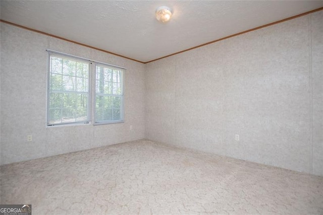 1530 Mcbrayer, Temple, GA 30179 - spare room featuring crown molding and carpet