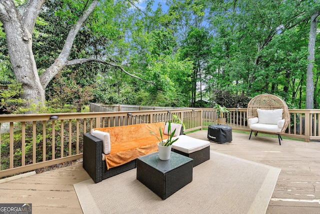 view of deck