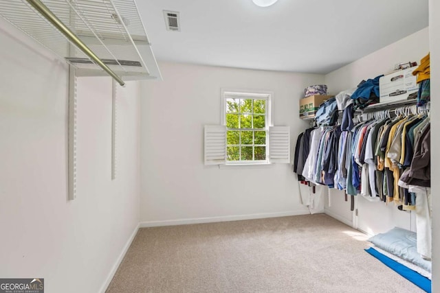 2745 Princeton Trce, Cumming, GA 30041 - walk in closet featuring carpet and visible vents