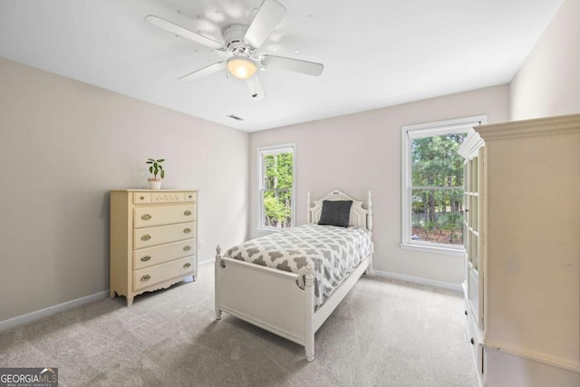 2745 Princeton Trce, Cumming, GA 30041 - bedroom with light carpet, baseboards, and multiple windows