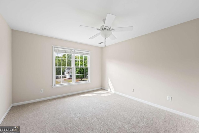 2745 Princeton Trce, Cumming, GA 30041 - carpeted empty room featuring a ceiling fan and baseboards