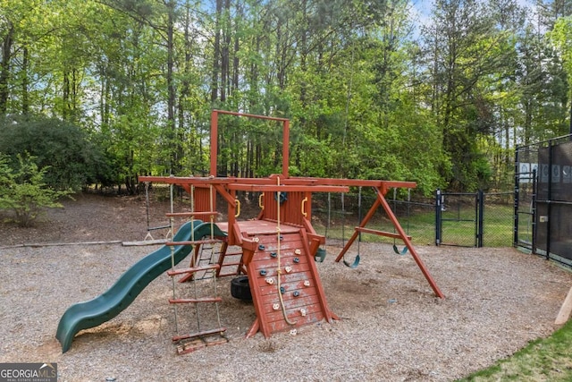 2745 Princeton Trce, Cumming, GA 30041 - view of playground featuring a gate and fence