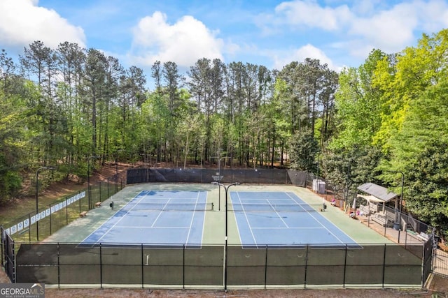 2745 Princeton Trce, Cumming, GA 30041 - view of tennis court with fence