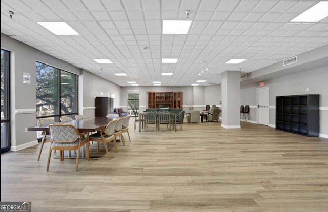 375 Ralph Mcgill Blvd # 1503, Atlanta, GA 30312 - dining space with light wood finished floors