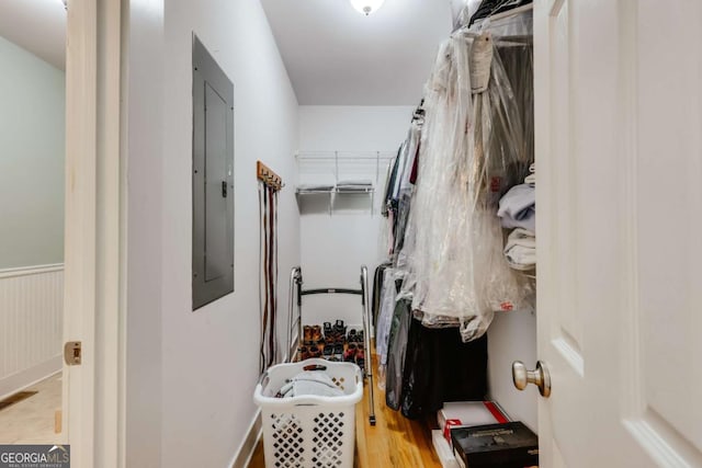 90 Hart Ave, Athens, GA 30606 - spacious closet with electric panel and wood finished floors