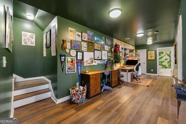 124 Nichols Branch Ln, Clayton, GA 30525 - office featuring wood finished floors and baseboards