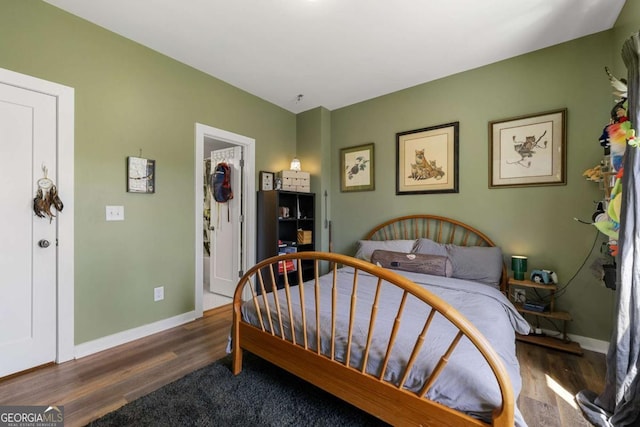 124 Nichols Branch Ln, Clayton, GA 30525 - bedroom featuring wood finished floors and baseboards
