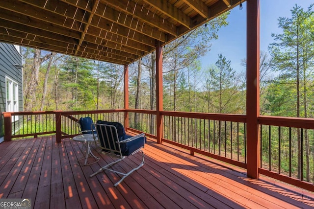 124 Nichols Branch Ln, Clayton, GA 30525 - view of deck