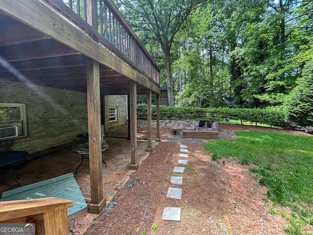 15 Laurelwood Cir, Griffin, GA 30224 - view of yard with a patio