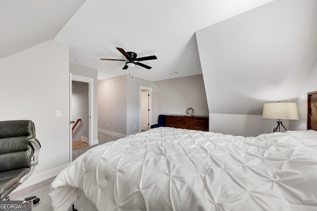 2710 Sandy Irwin Ct SW, Marietta, GA 30064 - carpeted bedroom with baseboards and ceiling fan