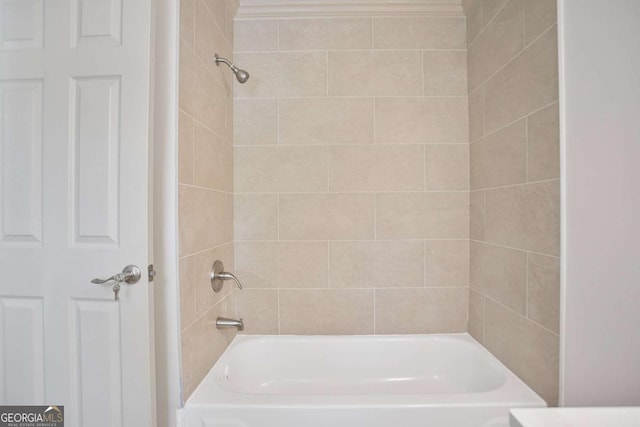 bathroom featuring shower / bath combination