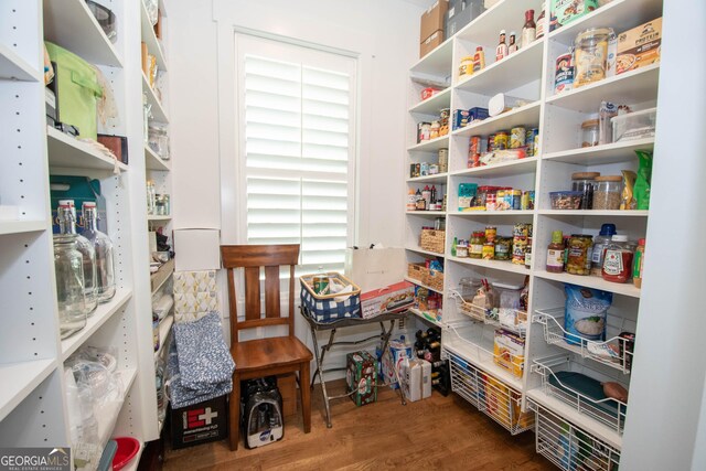 view of pantry