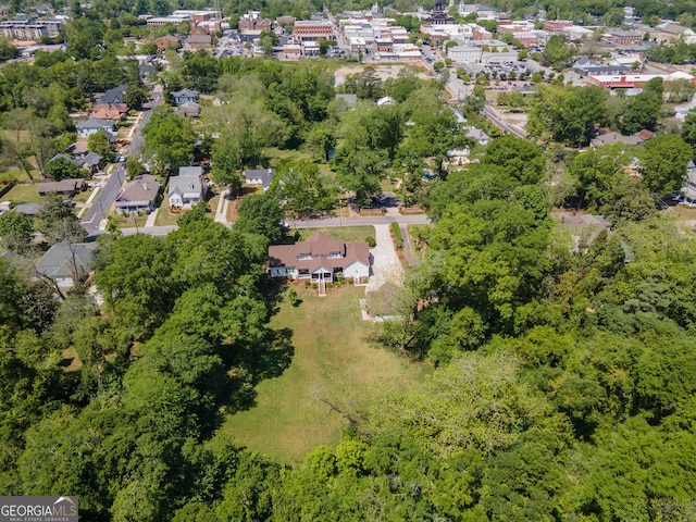 drone / aerial view featuring a residential view