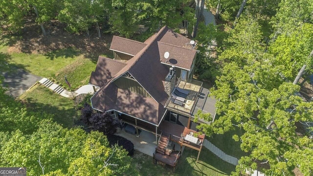 210 Lake Pines Rd, Jackson, GA 30233 - birds eye view of property