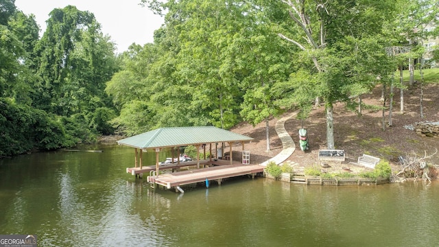 210 Lake Pines Rd, Jackson, GA 30233 - view of dock with a water view