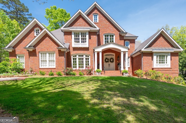 3190 Shumard Way, Marietta, GA 30064 - craftsman house with brick siding and a front yard
