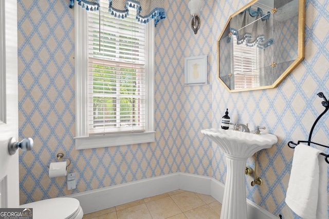3190 Shumard Way, Marietta, GA 30064 - bathroom featuring toilet and tile patterned floors
